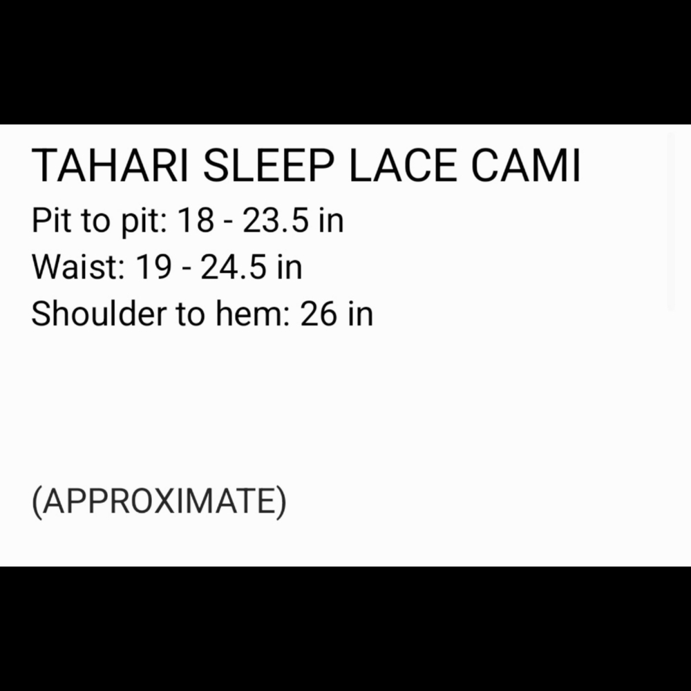 Tahari Black Babydoll Cami Floral Gold Black Lace, Size Large, Coquette Romantic - Picture 8 of 9